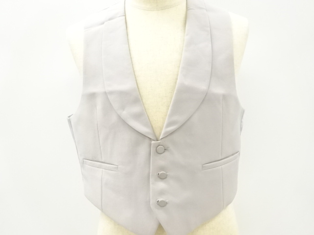 JAPANESE KIMONO / RECYCLED TUXEDO VEST (ABM)